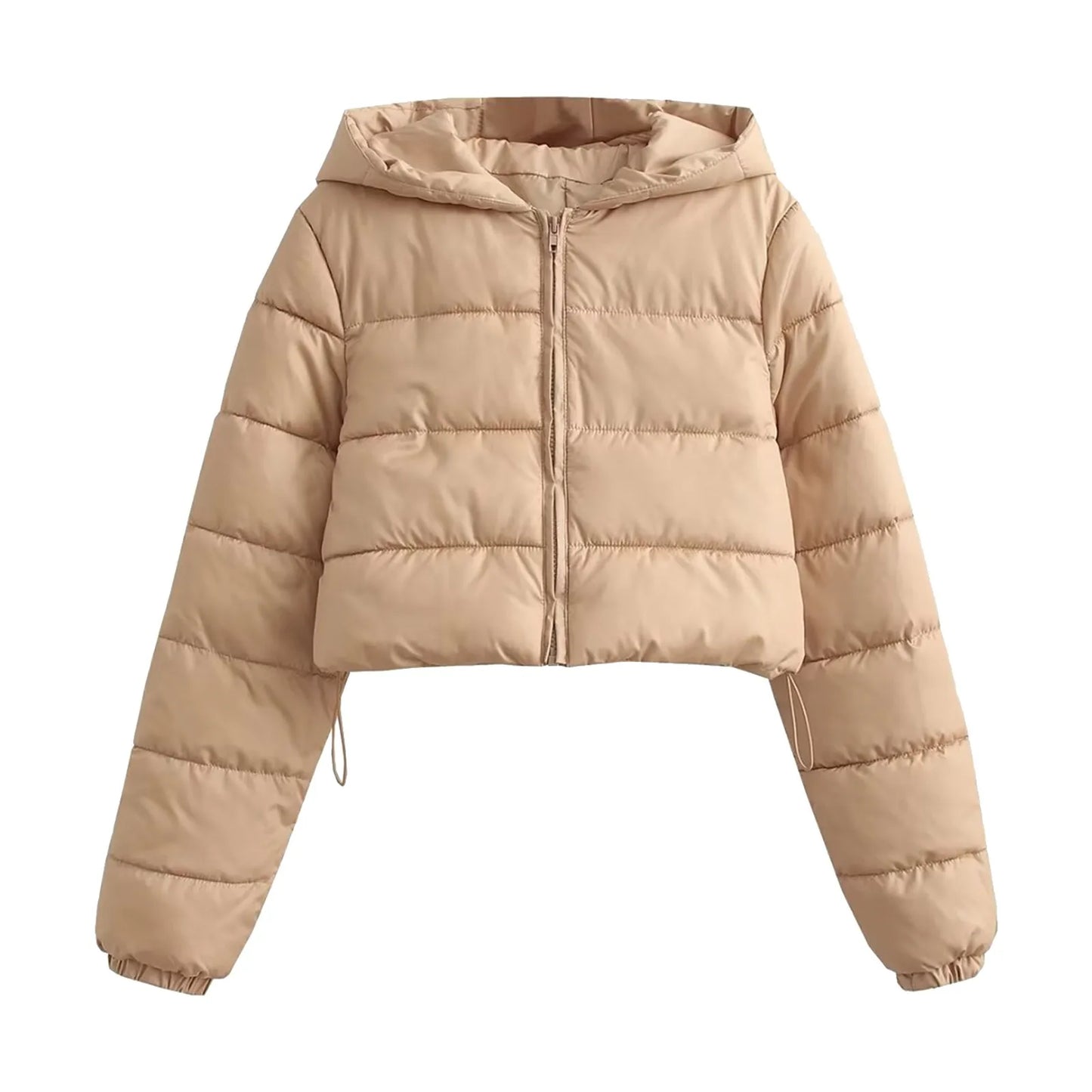 Solid Down Coat Puffer