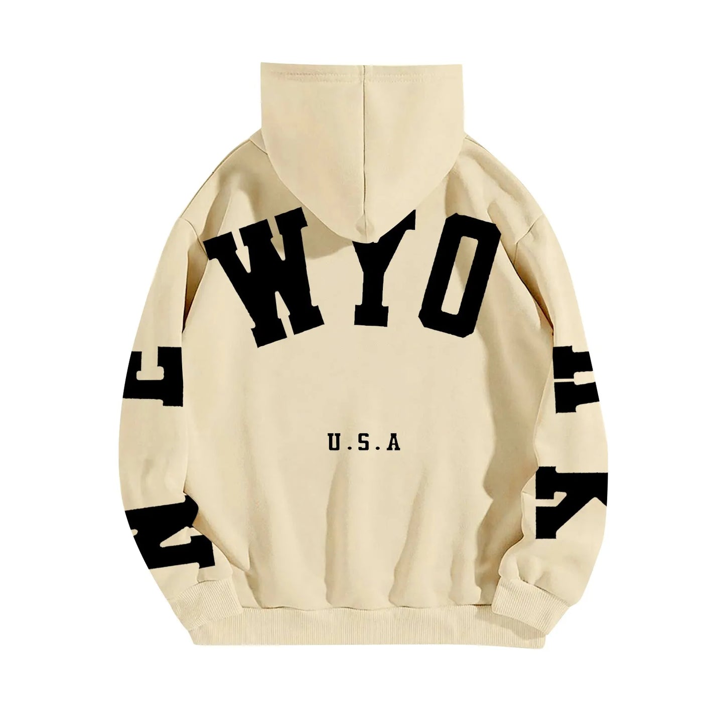 Long Sleeved Oversize Letter Hoodie