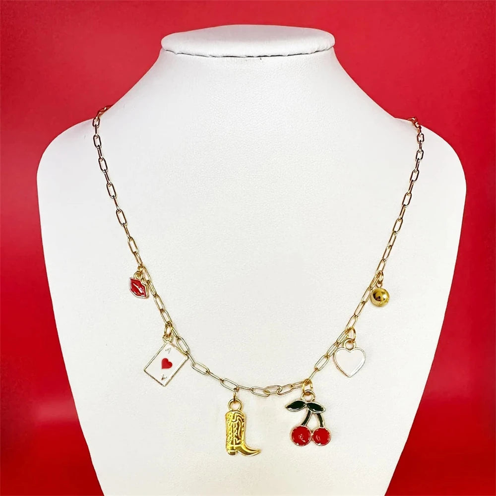 Fashion Initial Letter Pendant Necklace