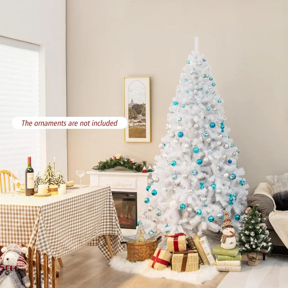 White Artificial Christmas Tree, 6ft