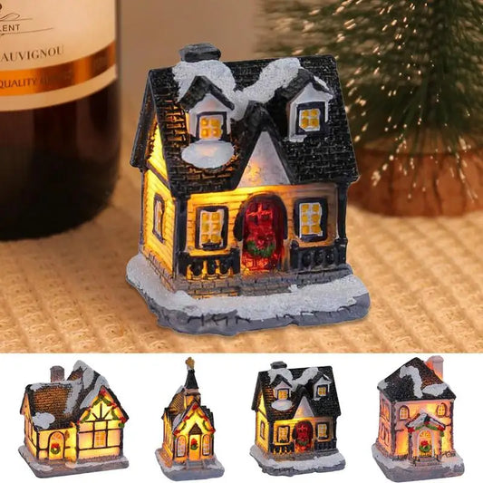 Christmas Village Houses LED